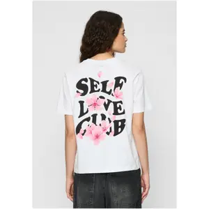 Druck T-Shirt Damen Miss Tee Self Love Club image-1