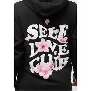 Women's hooded sweatshirt Miss Tee Self Love Club image-4