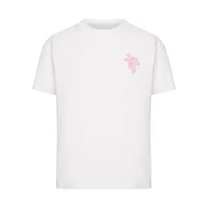 T-shirt damski Miss Tee Pink Cross