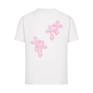 T-shirt damski Miss Tee Pink Cross image-1