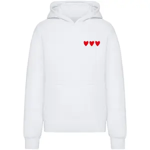 Sweatshirt med huva för kvinnor Miss Tee Amour Toujours Heart