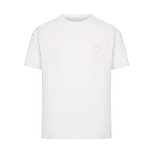 T-Shirt Miss Tee Hearts Line Pattern