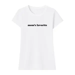 T-Shirt Miss Tee Mom's Favorite Fitted