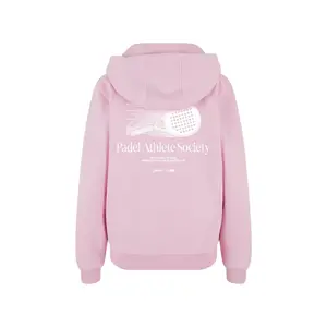 Sweatshirt à capuche zippé femme Miss Tee Padel Athlete Society image-3