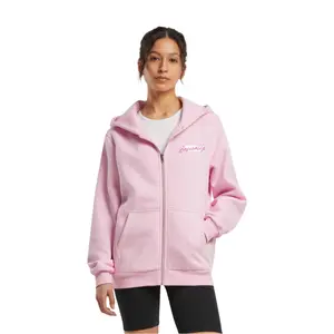 Sweatshirt à capuche zippé femme Miss Tee Basically Fine