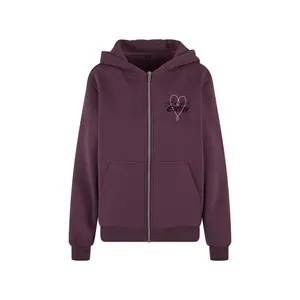 Sweatshirt à capuche zippé femme Miss Tee Angel Energy Wings image-2