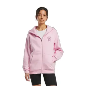 Sweatshirt à capuche zippé femme Miss Tee Dog Mum Life