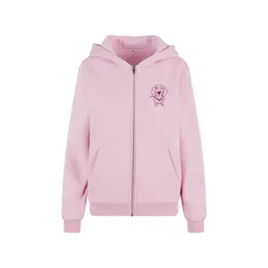 Sweatshirt à capuche zippé femme Miss Tee Dog Mum Life image-2