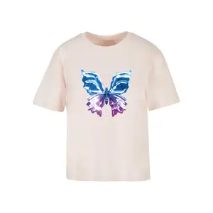 T-shirt de mulher Miss Tee Chromed Butterfly image-0