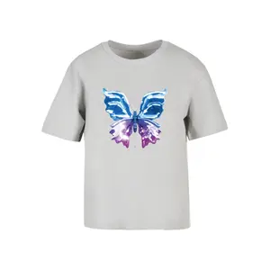 T-shirt de mulher Miss Tee Chromed Butterfly image-0