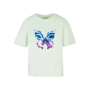 T-shirt de mulher Miss Tee Chromed Butterfly image-0