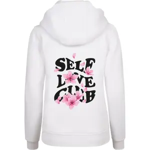 Sweatshirt à capuche femme Miss Tee Self Love Club image-1