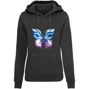 Camisola com capuz para mulher Miss Tee Chromed Butterfly image-0