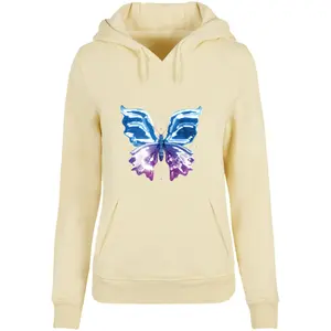 Hoodie Damen Miss Tee Chromed Butterfly image-0