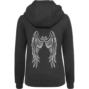 Women's hooded sweatshirt Miss Tee Angel Wings image-1
