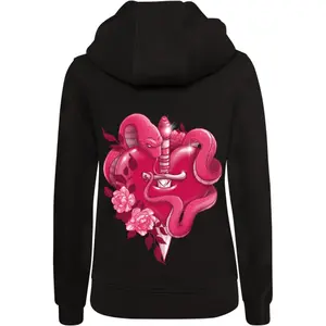 Hoodie Miss Tee Snakes Heart image-1