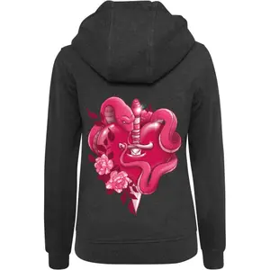 Hoodie Miss Tee Snakes Heart image-1