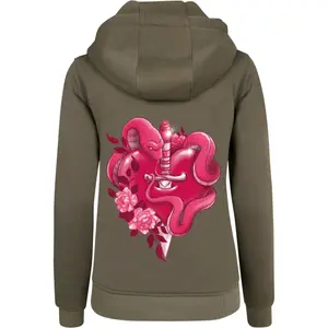 Hoodie Miss Tee Snakes Heart image-1