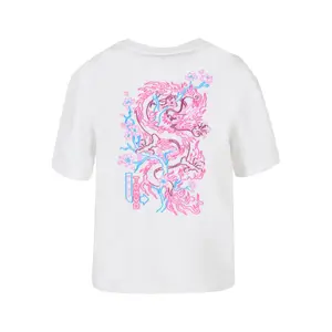 T-Shirt Miss Tee Tokyo Dragon Neon image-1