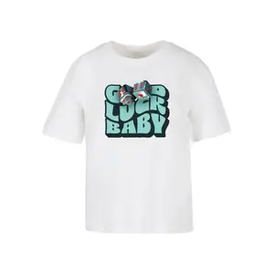 T-shirt da donna Miss Tee Good Luck Baby image-0