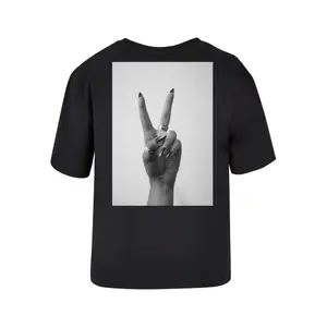 Camiseta de mujer Miss Tee Peace Hand image-1