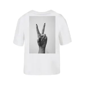 Camiseta de mujer Miss Tee Peace Hand image-1