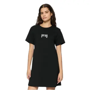 Robe t-shirt femme Miss Tee Praying Hands image-1