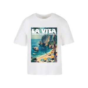 T-shirt da donna Miss Tee Vita Mediterranea