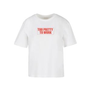 mst158-00220-t-shirt-miss-tee-too-pretty-to-work-weiss