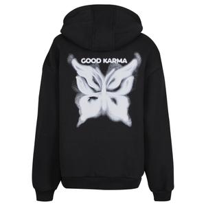 Women's hooded sweatshirt Miss Tee Karma Butterfly image-3