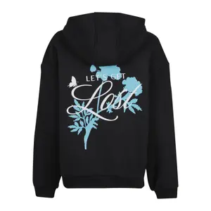 Women's fluffy hoodie Miss Tee Lost Flowers image-3