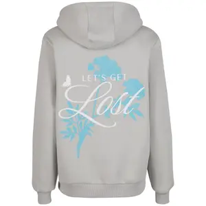 Women's fluffy hoodie Miss Tee Lost Flowers image-3
