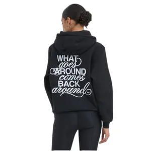 Women's hooded sweatshirt Miss Tee Back Around image-4