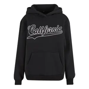 Women's hooded sweatshirt Miss Tee California Fluffy image-0