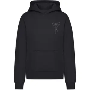 Women's hooded sweatshirt Miss Tee Bow Oneliner Fluffy image-0