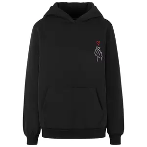 Hoodie für Damen weich Miss Tee K Heart EMB