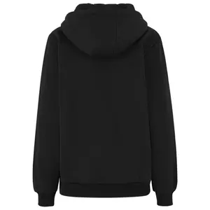 Women's fluffy hoodie Miss Tee Flying Butterfly EMB image-2