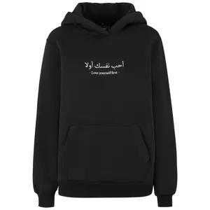 Sweatshirt à capuche femme Miss Tee Love Yourself First EMB Regular fit image-0