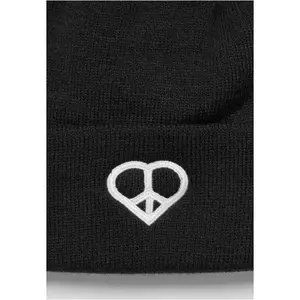 Women's knit hat Miss Tee Peace Sign Heavy image-2