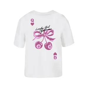 Women's T-shirt Miss Tee Lucky Girl Syndrome image-2