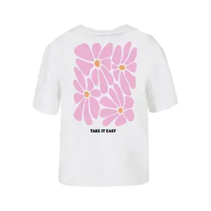 Women's T-shirt Miss Tee Take It Easy Flowers image-1