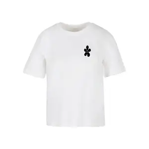 Women's T-shirt Miss Tee Good Karma Happy Flower image-0