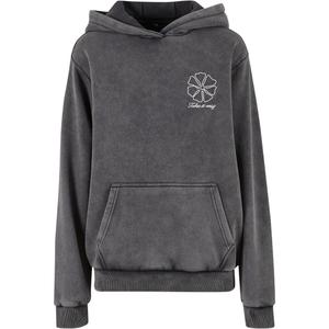 Sweatshirt med huva för kvinnor Miss Tee One Line Flowers