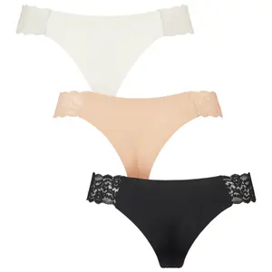 Seamless String with Lace Side for Women Missya (x3) image-3