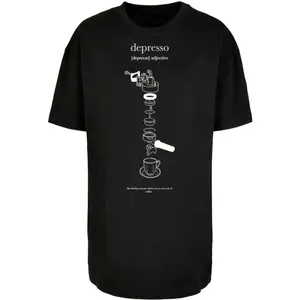 Γυναικείο oversized T-shirt Mister Tee Depresso image-0