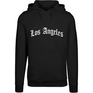Women's hooded sweatshirt Mister Tee Los Angeles Wording New Heavy image-0
