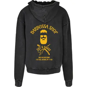 Hooded Sweatshirt Mister Tee Barbossa Acid Washed image-1
