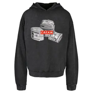 Hooded Sweatshirt Mister Tee C.R.E.A.M Bundle Acid Washed