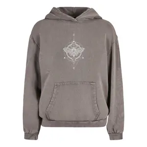 Women's hooded sweatshirt Mister Tee Moth Acid Washed