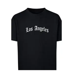 Camiseta de chica Mister Tee Los Angeles Wording Basic image-2